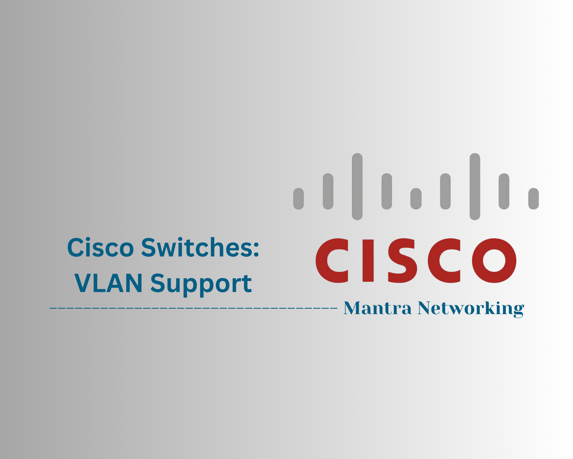 Cisco Switches: VLAN Support