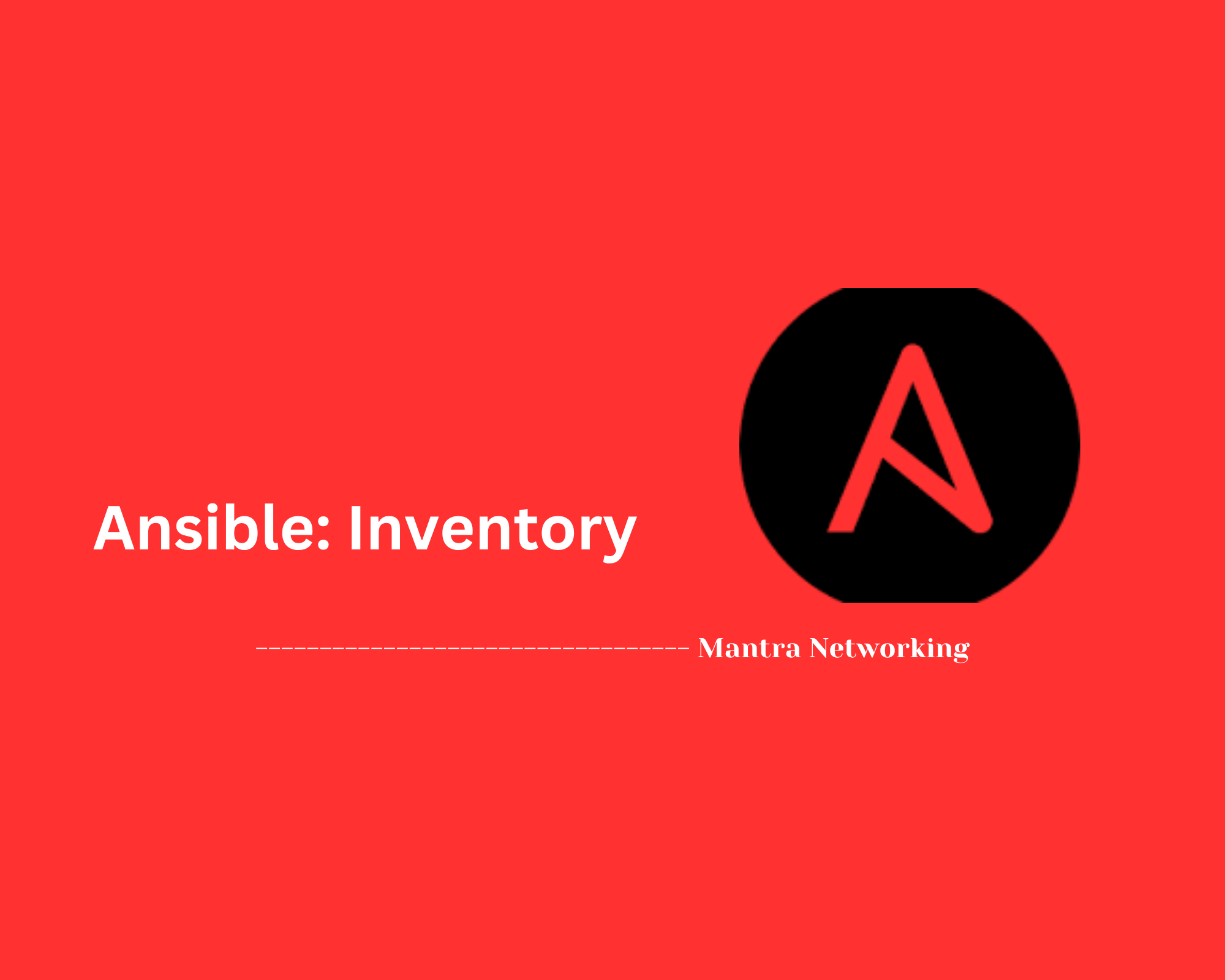 Ansible: Inventory