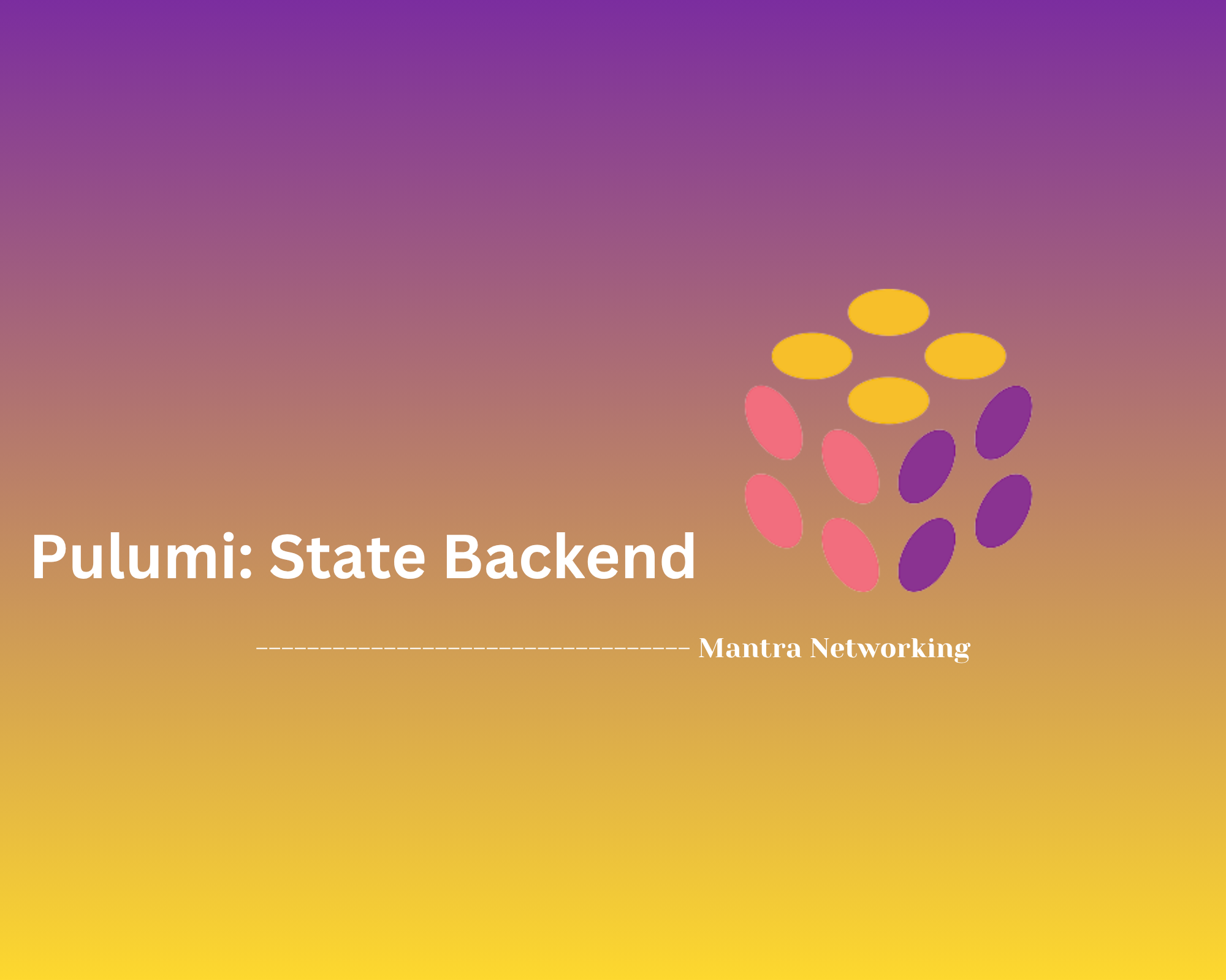 Pulumi: State Backend