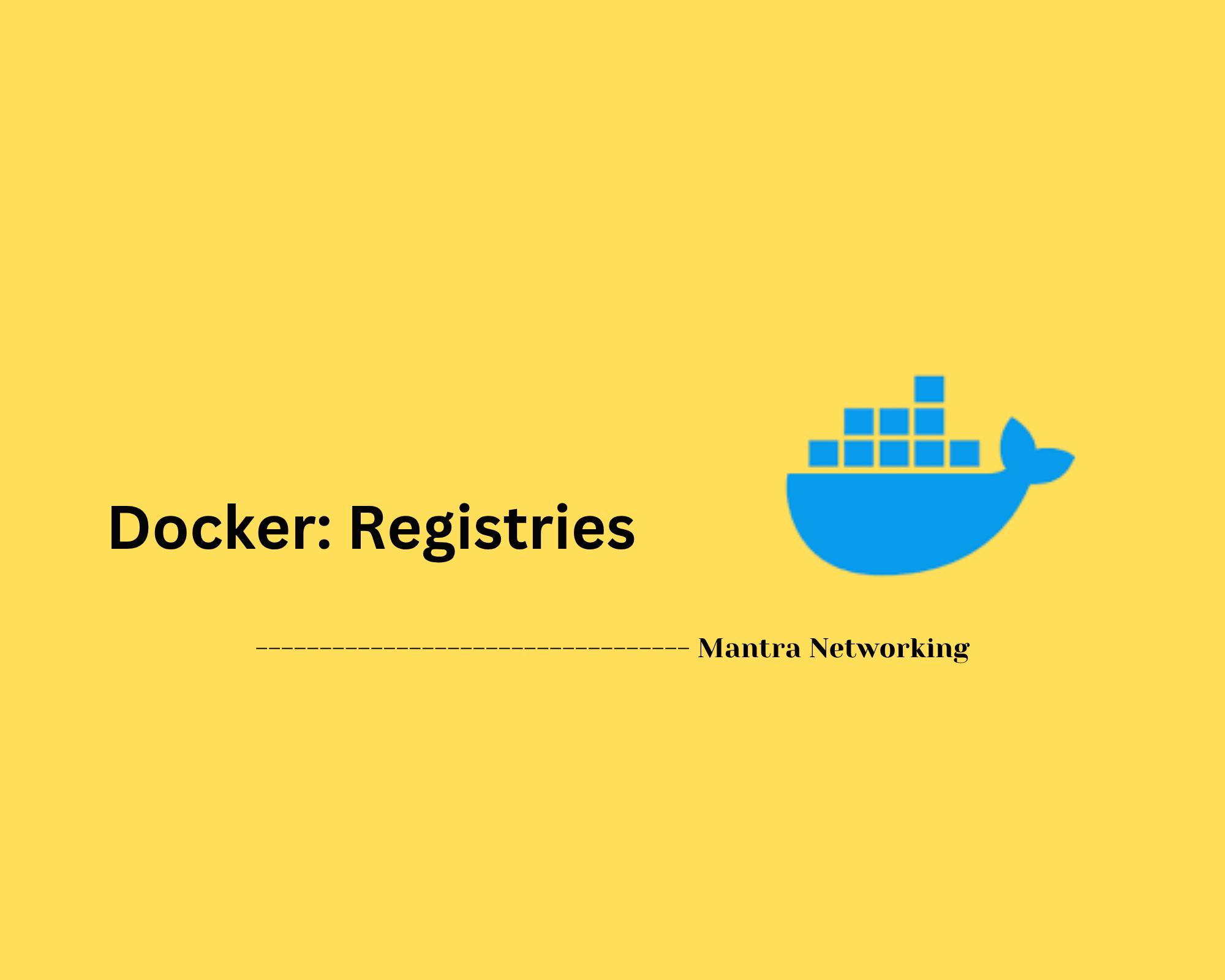 Docker: Registries