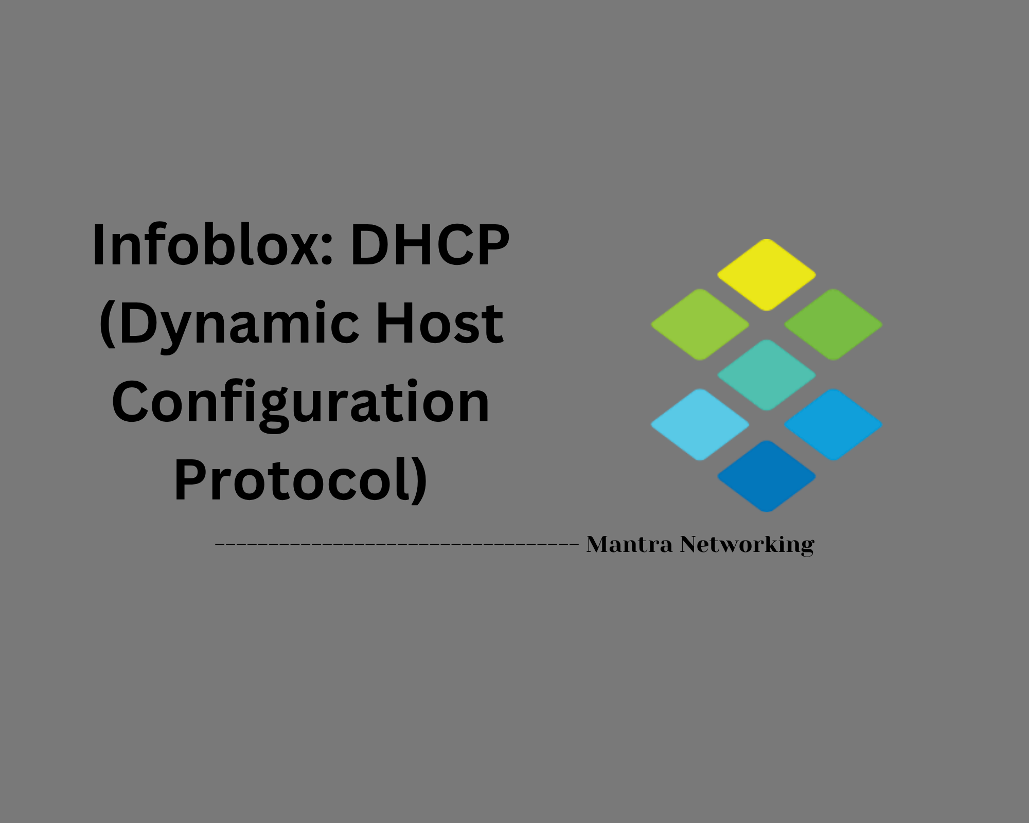 Infoblox: DHCP (Dynamic Host Configuration Protocol)
