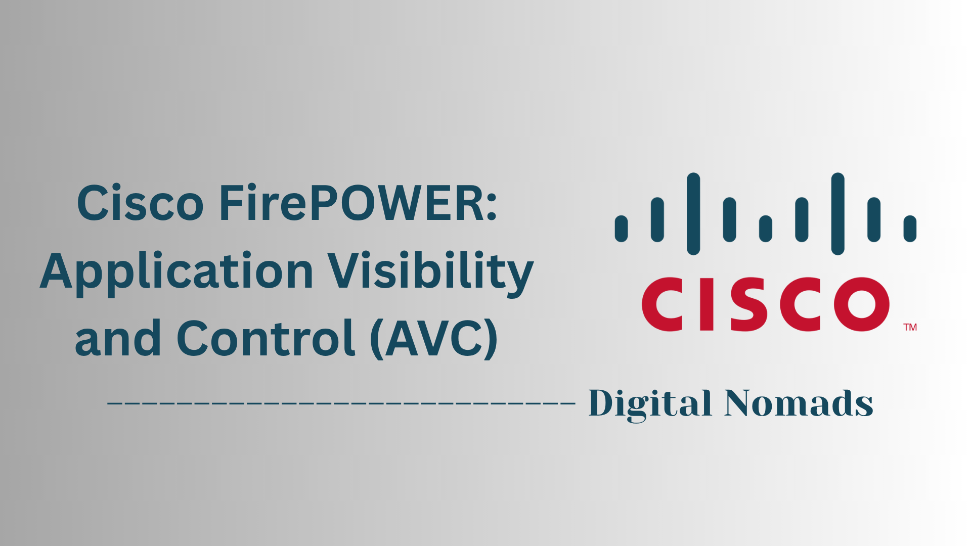 Cisco FirePOWER: Application Visibility and Control (AVC)