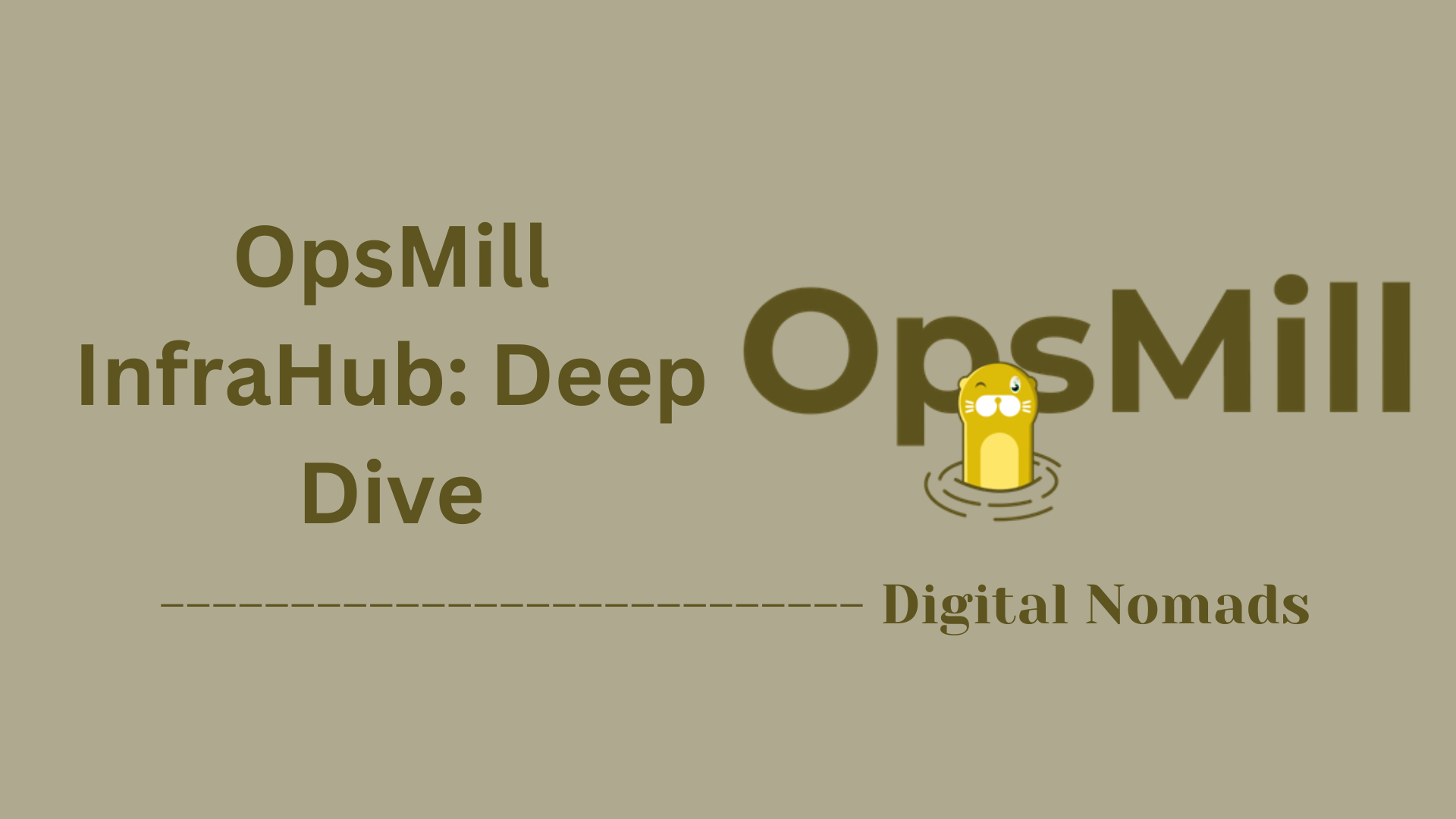 OpsMill InfraHub: Deep Dive