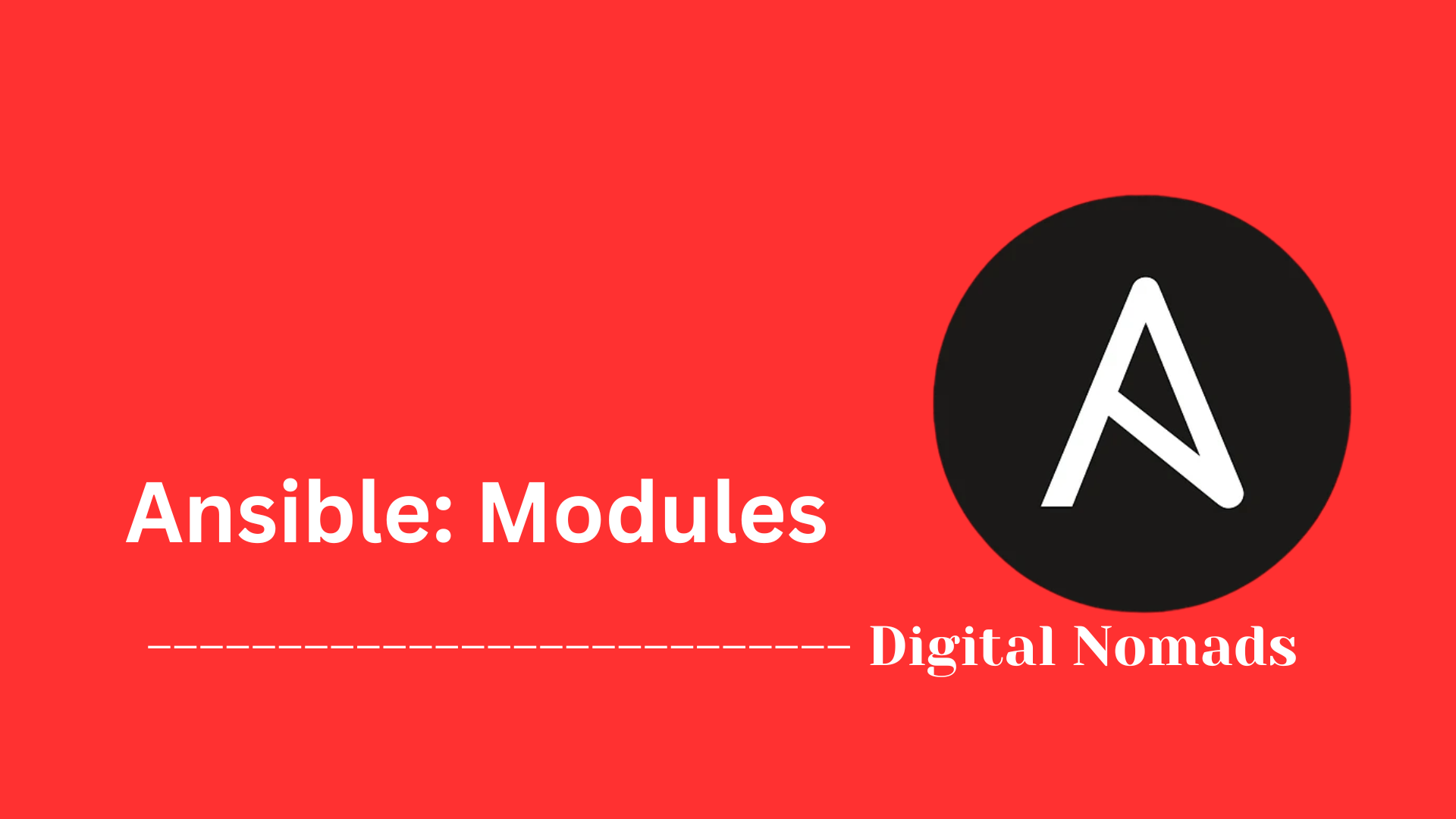 Ansible: Modules