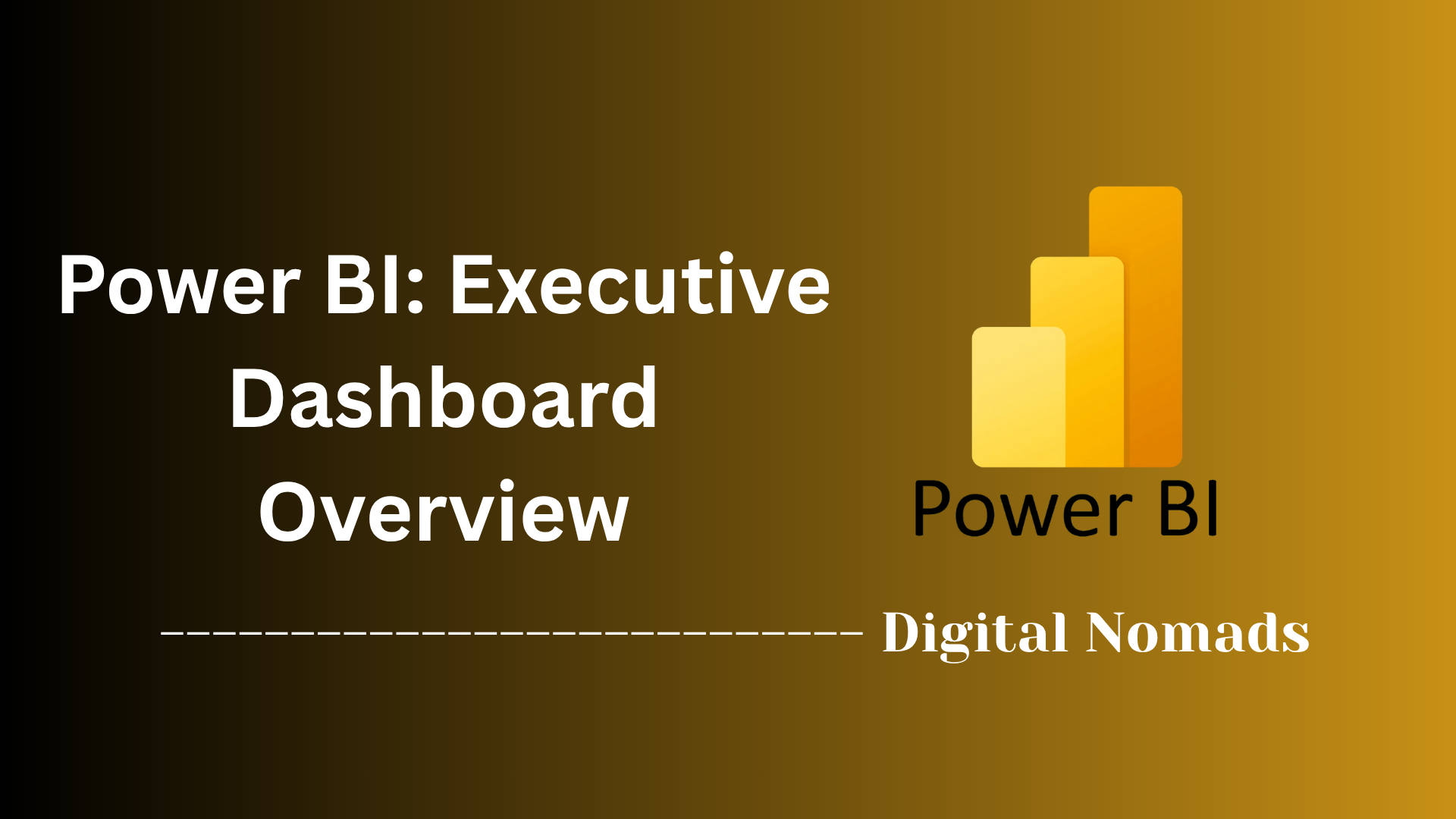 Power BI: Executive Dashboard Overview